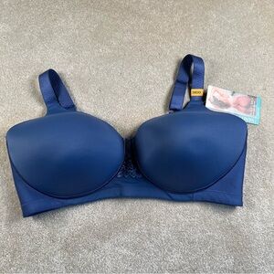 Vanity Fair T-Shirt Bra 38DD Beauty Back NWT Future Dusk Blue Style 71380